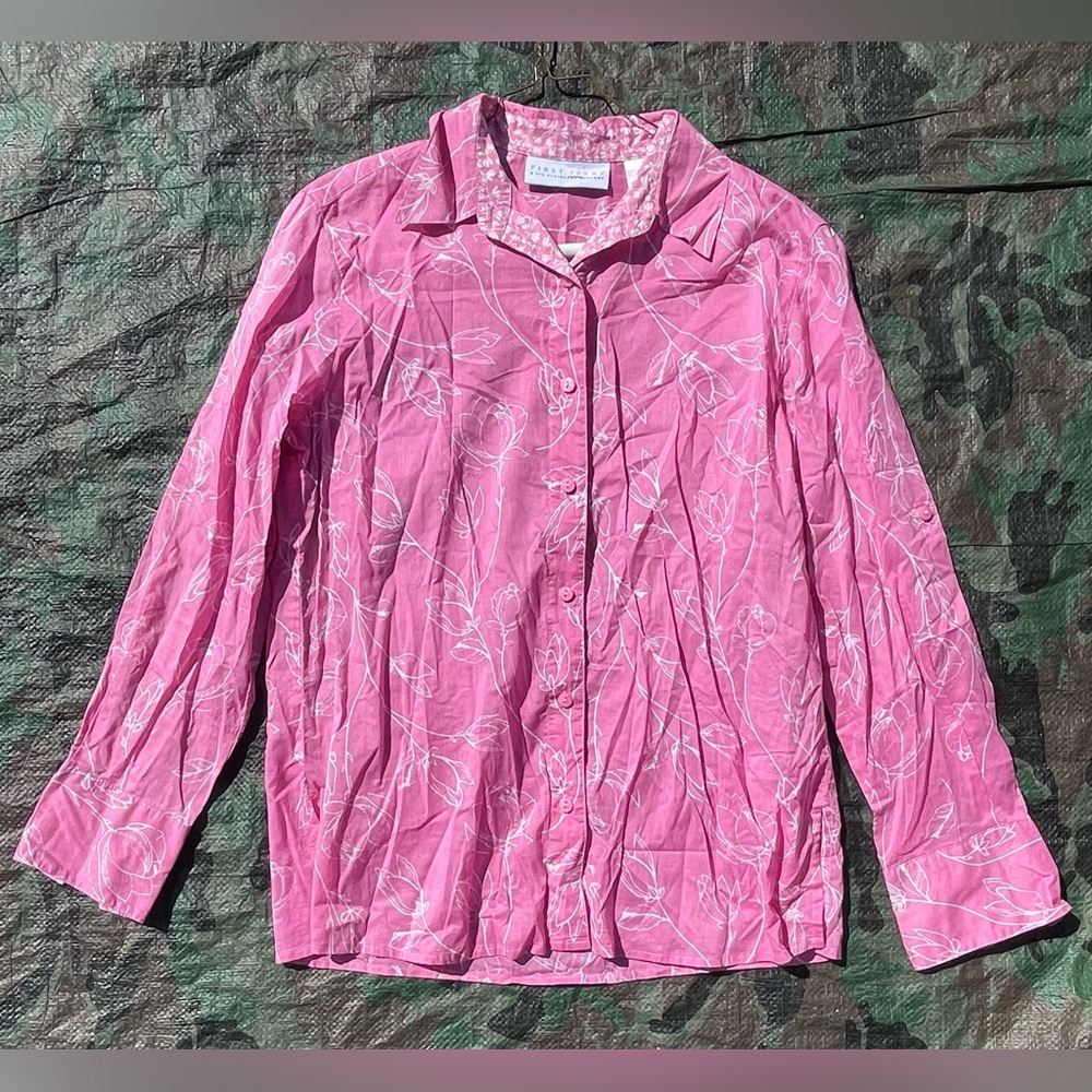 Pink Button Down Shirt